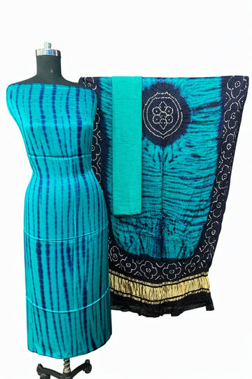 Modal Silk Dress Material sea green PURPLE