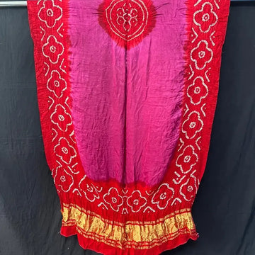 Rani red bandhani dupatta